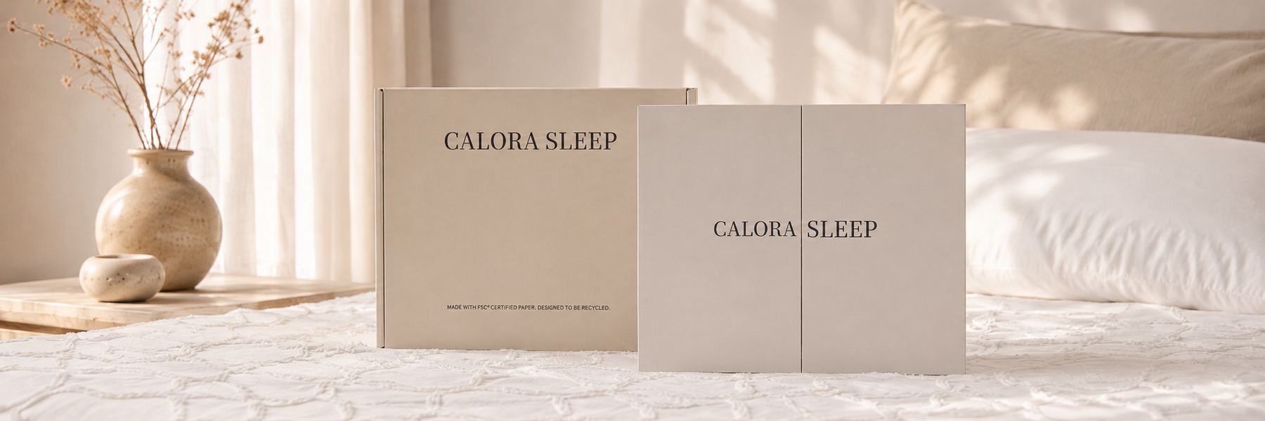 The Glide pillowcases on warm bedding