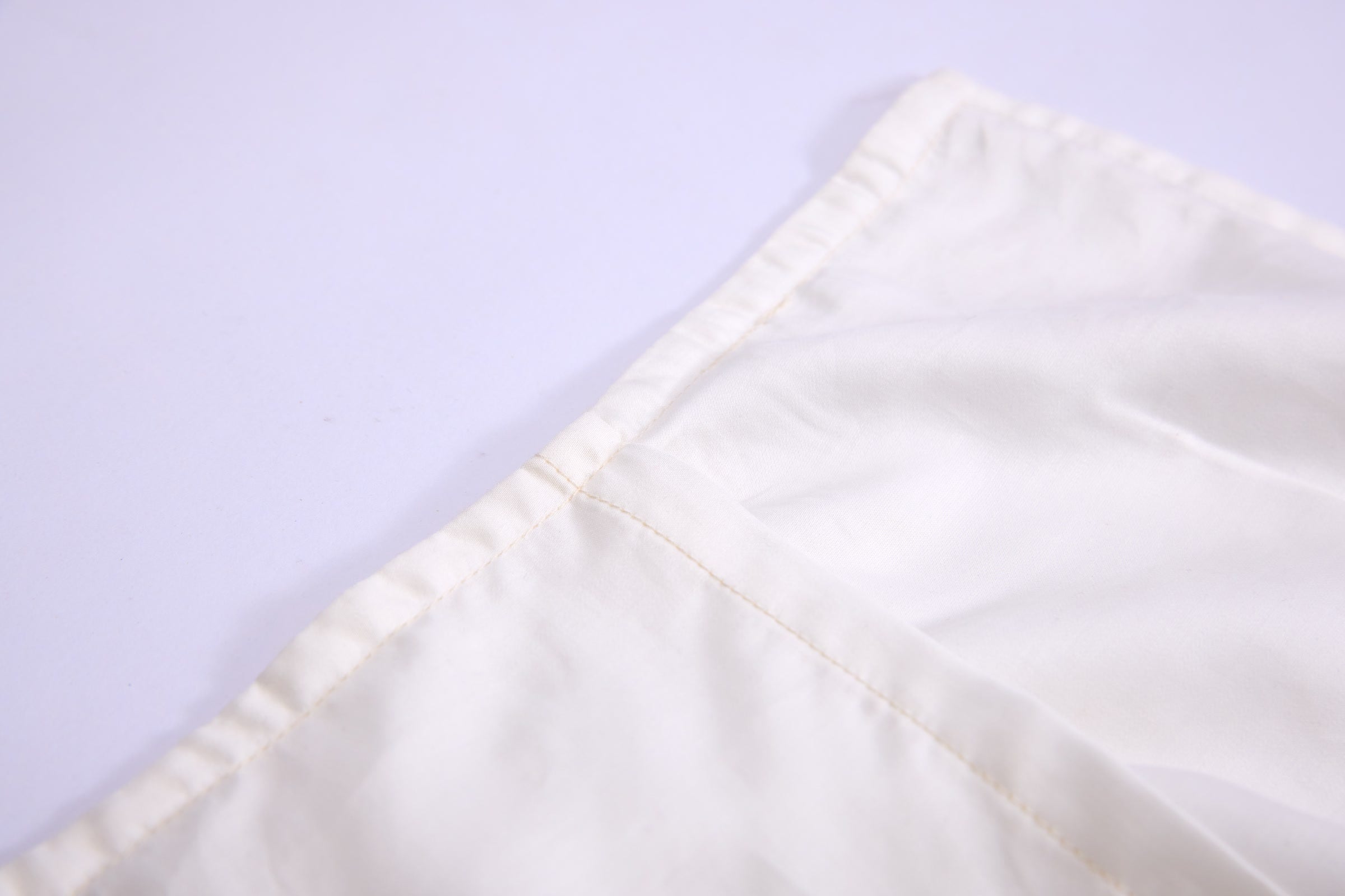 Calora Glide Pillowcase envelope seam construction detail