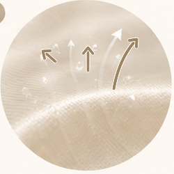 Lyocell fabric with airflow arrows