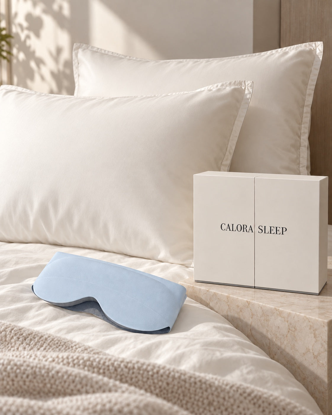The Cool Sleep Set: two Glide Pillowcases and an Unwind Eye Mask